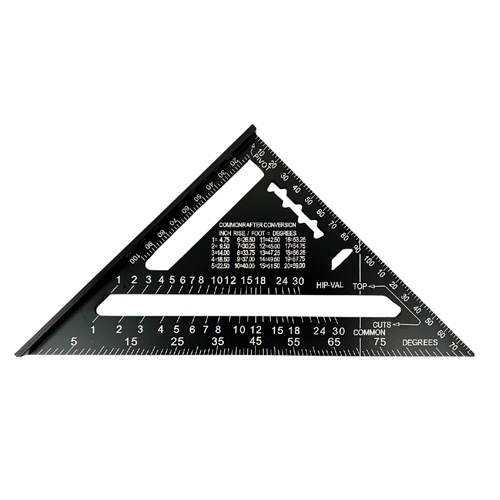 Escuadras de aluminio para muros  de yeso, acabado negro TRUPER